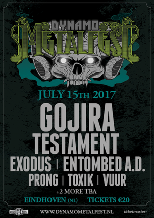 Gojira op Dynamo Metalfest 2017!