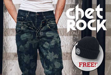 Nieuwe Chet Rock-jeans! / Gratis muts bij je bestelling! / Wees er snel bij!
