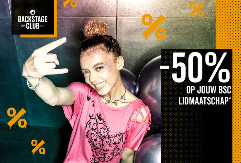-50% op jouw BSC lidmaatschap*