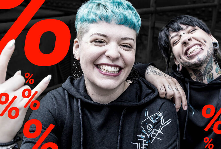 Keiharde korting! / Tot -50% / Bespaar nu!