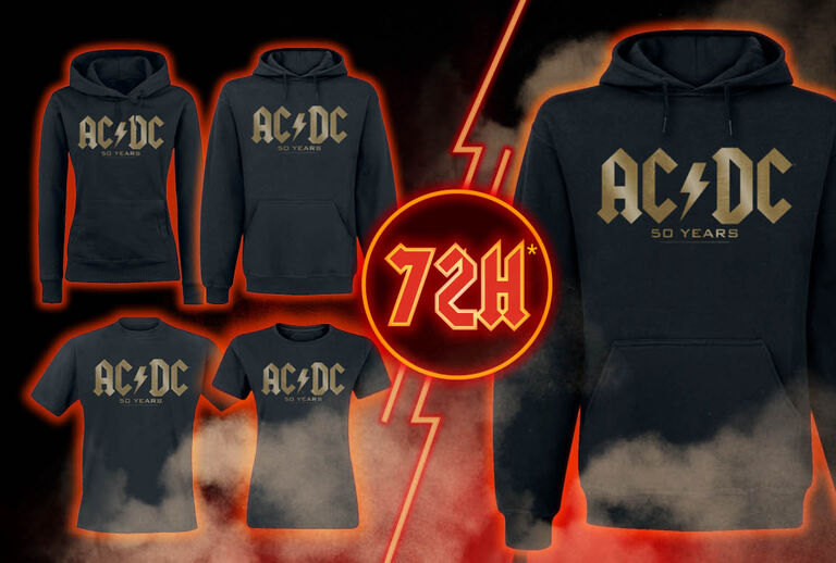 50th Anniversary Golden Albums & Exclusive 72h T-shirts! / 72h / Pre-order AC/DC's 50th Anniversary Golden Albums & Exclusive 72h t-shirts now! / Wees er snel bij!