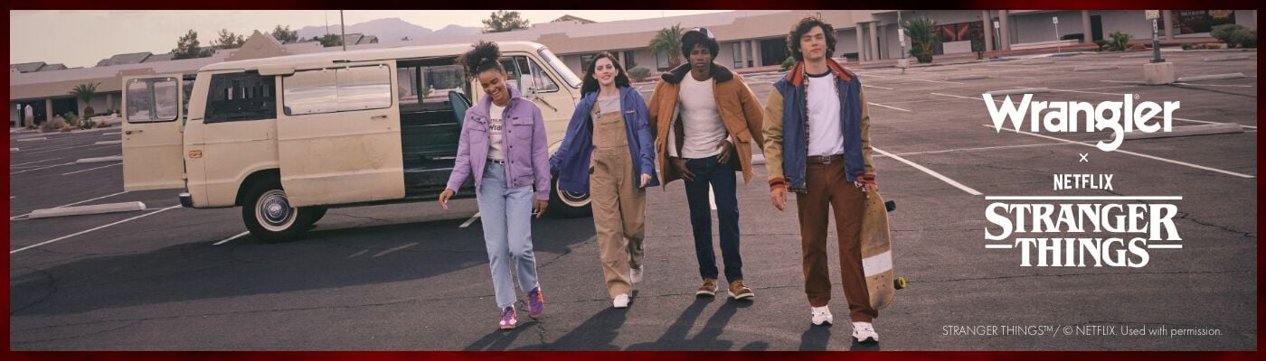 Wrangler brengt je terug naar Hawkins / Outfits voor alle dimensies / Ontdek het nu!