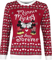 Minnie & Mickey Love Forever, Mickey Mouse, Christmas jumper