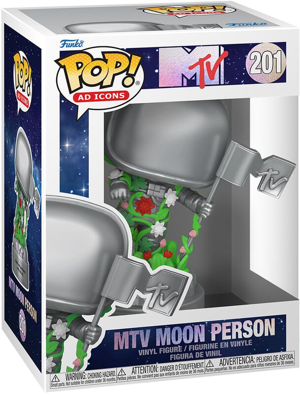 MTV Moon Person (Pop! AD Icons) vinyl figuur nr. 201