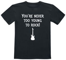Kids - You're Never Too Young To Rock!, Slogans, T-shirt