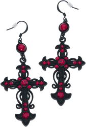 Red Crosses, Gothicana by EMP, Oorbel