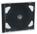 Jewel Case Dubbel-CD-hoes met zwarte tray, Jewel Case, CD-Cover