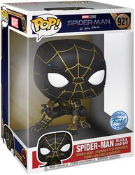 No Way Home - Black and gold suit (Jumbo Pop!) vinyl figuur 921, Spider-Man, Funko Pop!