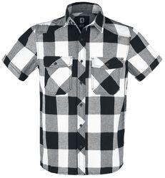 Half-Sleeve Checked Shirt, Brandit, Shirt met korte mouwen