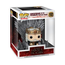 Viserys on the Iron Throne (Pop! Deluxe) vinyl figuur nr. 12, House Of The Dragon, Funko Pop!