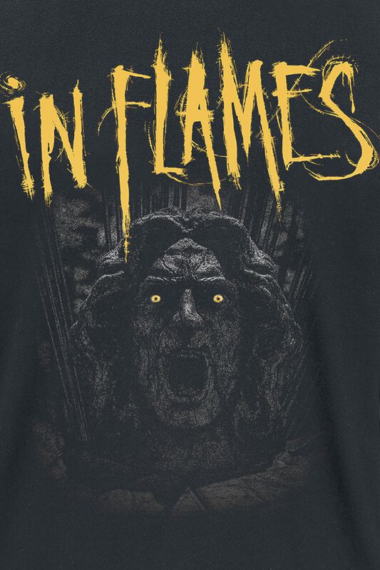 Camiseta In Flames 'Clayman We Trust' Hombre - Negro | 100% Algodón | Producto Oficial Con Licencia