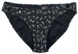 Bikini Bottoms with Rune Print