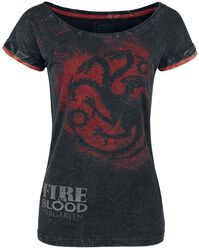 Targaryen - Fire And Blood, Game of Thrones, T-shirt