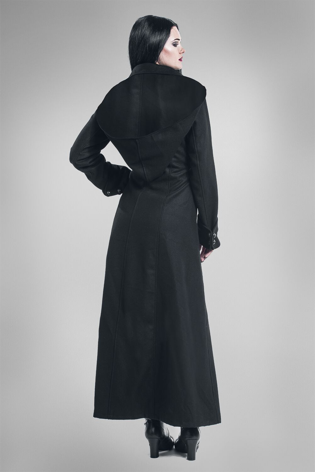 Gothicana by EMP Vrouwen Zwarte beenwarmers met vetersluiting L-XL