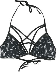 Pentagram bikinitop, Gothicana by EMP, Bikini Top