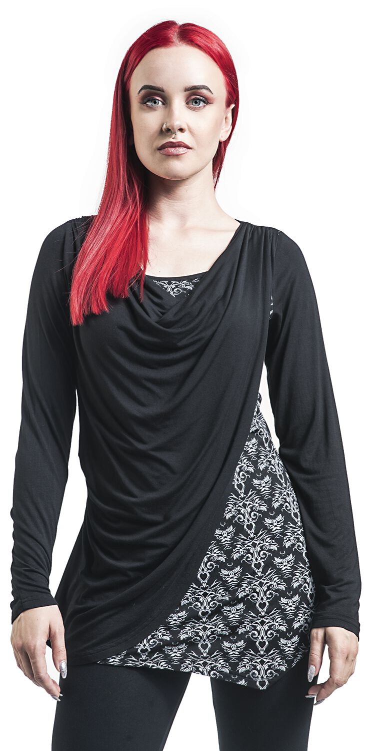Gothcana By EMP Femme Cape Nore Avec Capuche N 2025 | Cape Wth Hood