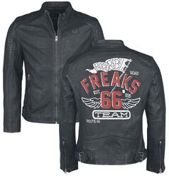 Rock Rebel X Route 66 - Leather Jacket, Rock Rebel by EMP, Lederen jas