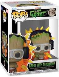 I am Groot - Groot with detonator vinyl figuur nr. 1195, I Am Groot, Funko Pop!