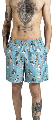 Zwemshort voor heren, herenzwembroek, casual kleurrijke zwemshort, knielengte, lang, sneldrogend, boardshorts met mesh-voering, verstelbaar trekkoord, zwembroek voor heren, goud #2, L Zwemshort voor heren, herenzwembroek, casual kleurrijke zwemshort, knielengte, lang, sneldrogend, boardshorts met mesh-voering, verstelbaar trekkoord, zwembroek voor heren, goud #2, L