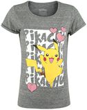 Pikachu - Love, Pokémon, T-shirt