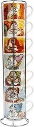 The Seven Dwarves - Espresso cups with stand, Snow White and the Seven Dwarfs, Kop