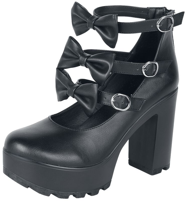 High Heel Pumps with Bows