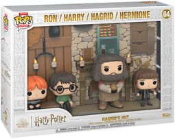 Hagrid’s hut with Ron, Harry, Hagrid, Hermione (Pop! Moment Deluxe) vinyl figuur nr. 04, Harry Potter, Funko Movie Moments