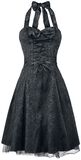 Gothic Banshee Brocade Long Dress, H&R London, Medium-lengte jurk