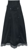 Long High Waist Skirt, Gothicana by EMP, Lange rok