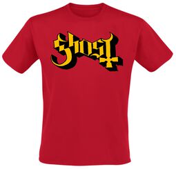 Yellow Logo, Ghost, T-shirt