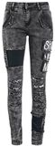 Skarlett - Jeans with numerous details, Rock Rebel by EMP, Jeans