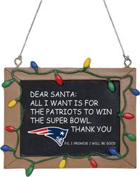 New England Patriots - Schoolbord, NFL, Kerstballen