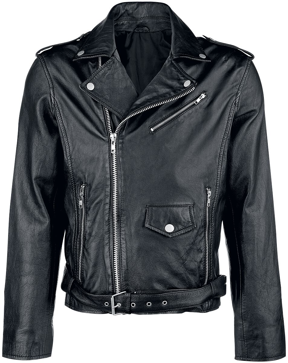 De Alpen Mogelijk pion Leather Jacket | Classic Style Lederen jas | Large