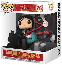 Mulan riding Khan (POP! Rides) vinyl figuur 76, Mulan, Funko Pop!