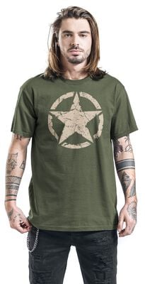 Gasoline Bandit Rockabilly heren T-shirt: Old School - Big Size Print, zwart, M Gasoline Bandit Rockabilly heren T-shirt: Old School - Big Size Print, zwart, M