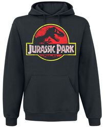 Distressed Logo, Jurassic Park, Trui met capuchon