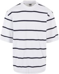 Oversized Sleeve Modern Stripe T-shirt, Urban Classics, T-shirt