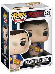 Eleven with Eggos (kans op Chase) Vinylfiguur 421, Stranger Things, Funko Pop!