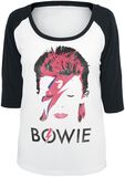 Aladdin Sane Distressed, David Bowie, Shirt met lange mouwen