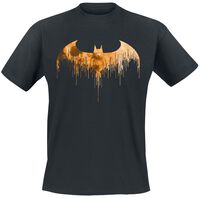 Batman - Classic Logo Slim Fit Adult T-Shirt in Schwarz, Small, Black Batman - Classic Logo Slim Fit Adult T-Shirt in Schwarz, Small, Black