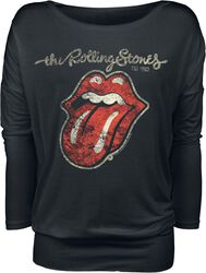 Plastered Tongue, The Rolling Stones, Shirt met lange mouwen