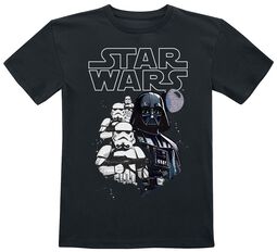 Kids - Darth Vader & Stormtrooper with Death Star, Star Wars, T-shirt
