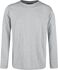 Double Pack Long-Sleeve Tops Grey and Black with Crew Neck