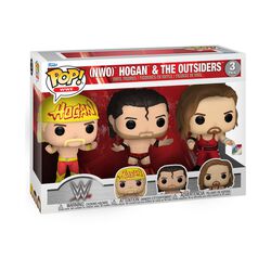 Hogan & The Outsiders (set van 3) vinyl figuren, WWE, Funko Pop!