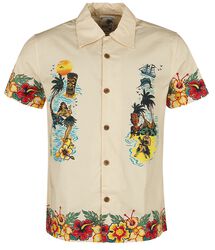 Honolulu Tropical Hawaiian Style Shirt, King Kerosin, Shirt met korte mouwen