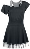 Net Lace Dress, Black Premium by EMP, Korte jurk