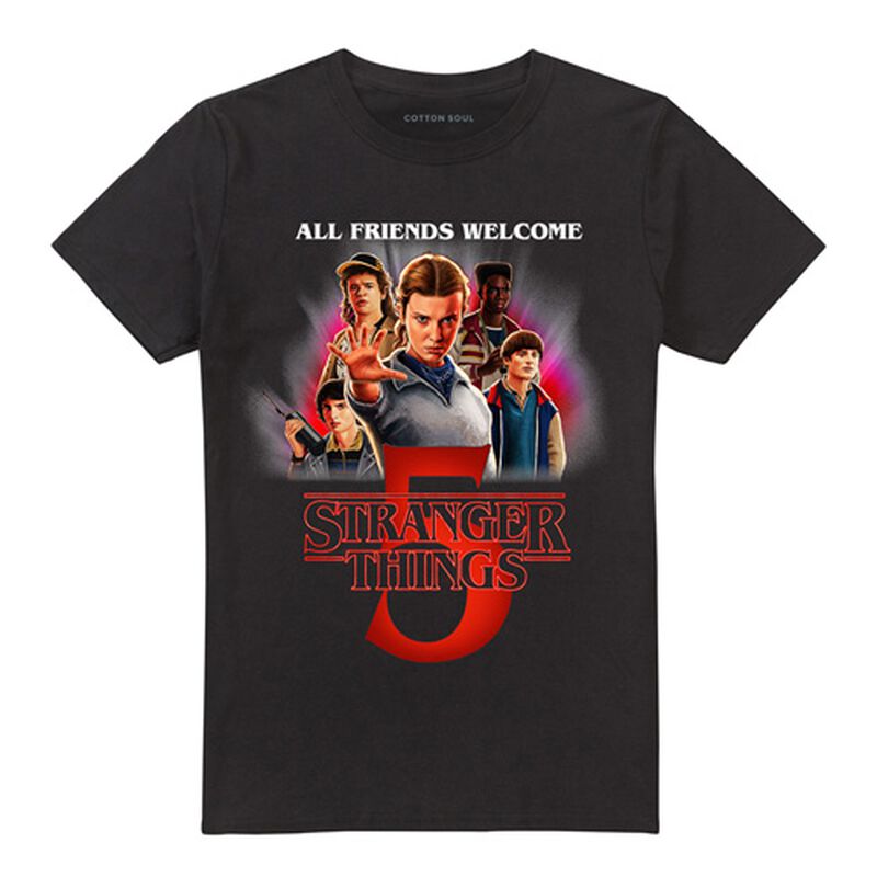 Netflix Merchandise T-shirt T-shirt à Motif Stranger Things - Noir - Homme Korte Mouwen Jeugd Maat Netflix Merchandise T-shirt T-shirt à Motif Stranger Things - Noir - Homme Korte Mouwen Jeugd Maat