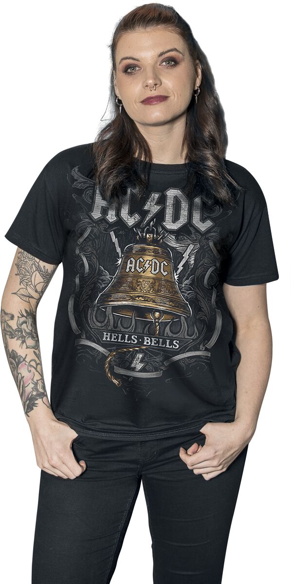 T-shirt Vintage AC/DC Hells Bells - Taille XL - Occasion Très Bon état