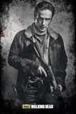 Rick - Black and White, The Walking Dead, Poster