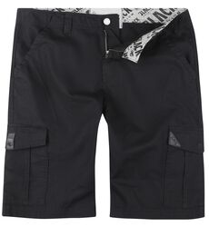 Army Vintage Shorts, Black Premium by EMP, Korte broek